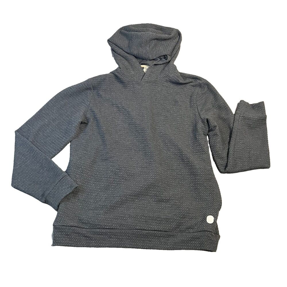 Right Of Way MENS ETHAN NOTCH Hoodie Gray Gorpcore Sports Gym Streetwear Size L